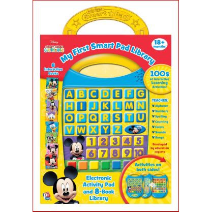 Disney Mickey Mouse Clubhouse - My First Smart Pad Electronic Activity Pad and 8-Book Library