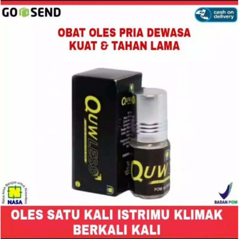 QUWLESS (OBAT KUAT PRIA HERBAL)