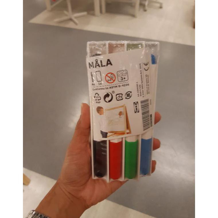 

Paling Dicari!! IKEA Mala 4 Spidol Papan Tulis dan 1 Penghapus Terpercaya