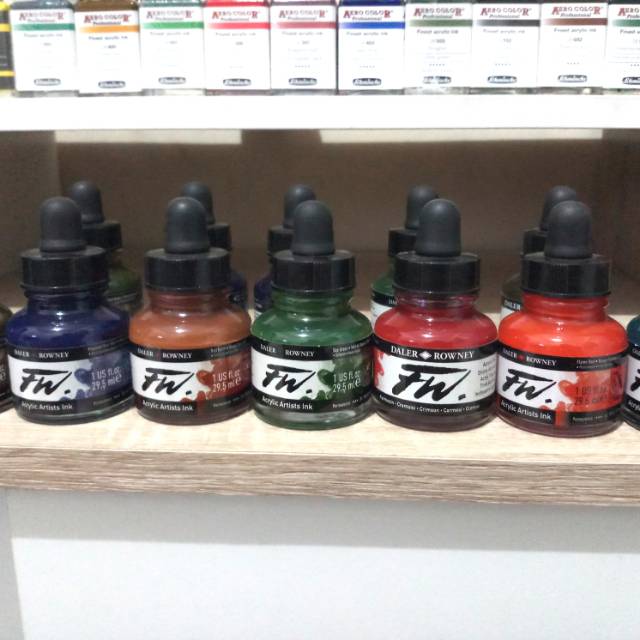 

daler rowney ink / tinta FW / tinta daler rowney / tinta kaligrafi