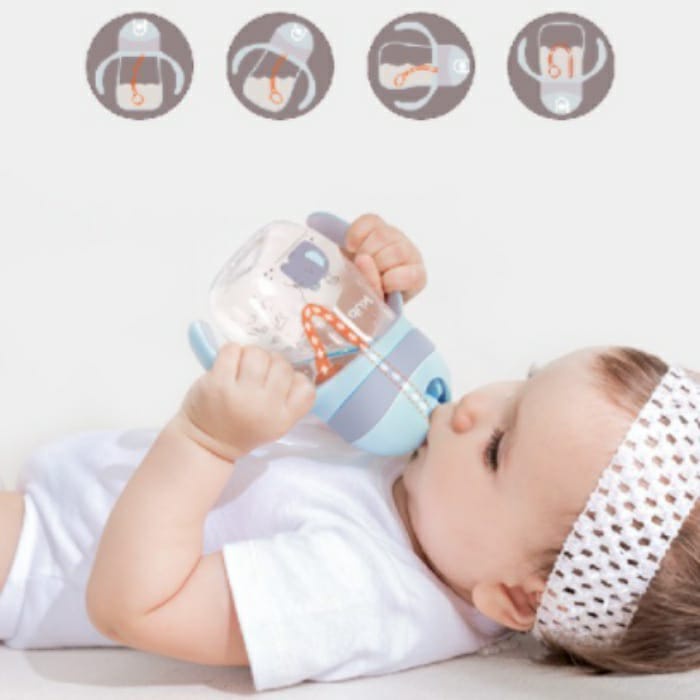 Kub Baby Straw Cup 240ml - Botol Minum Bayi