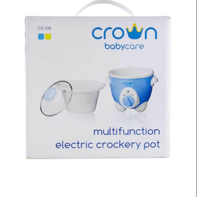 CROWN Electric crockery pot/Alat Masak Makanan Bayi