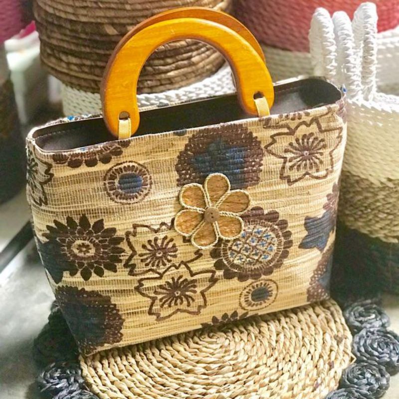 FREE BUBLEWRAP TAS KOTAK HANDEL KAYU MOTIF RANDOM-BATIK MURAH-BATIK WANITA-KAIN PERCA-DARI KAIN PERCA-KAIN PERCA MURAH