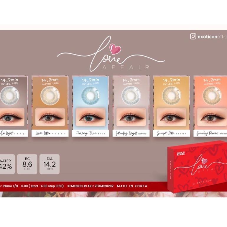 FRA.130885 ◦ Softlens LOVE AFFAIR by Exoticon Soflens / Softlen LOVE AFAIR X2 Soflen