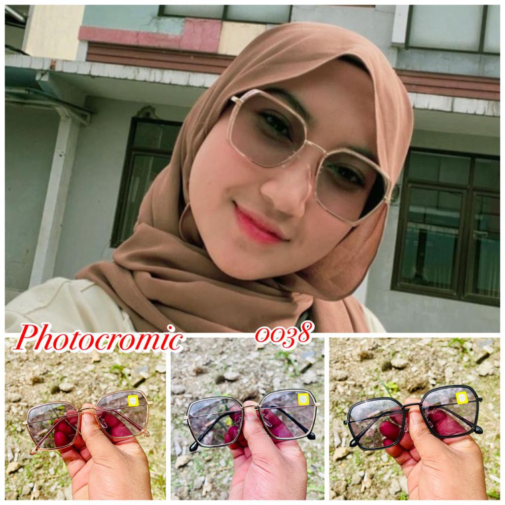 KACAMATA PHOTOCROMIC FASHION WANITA/PRIA TERBARU NEW HO-038