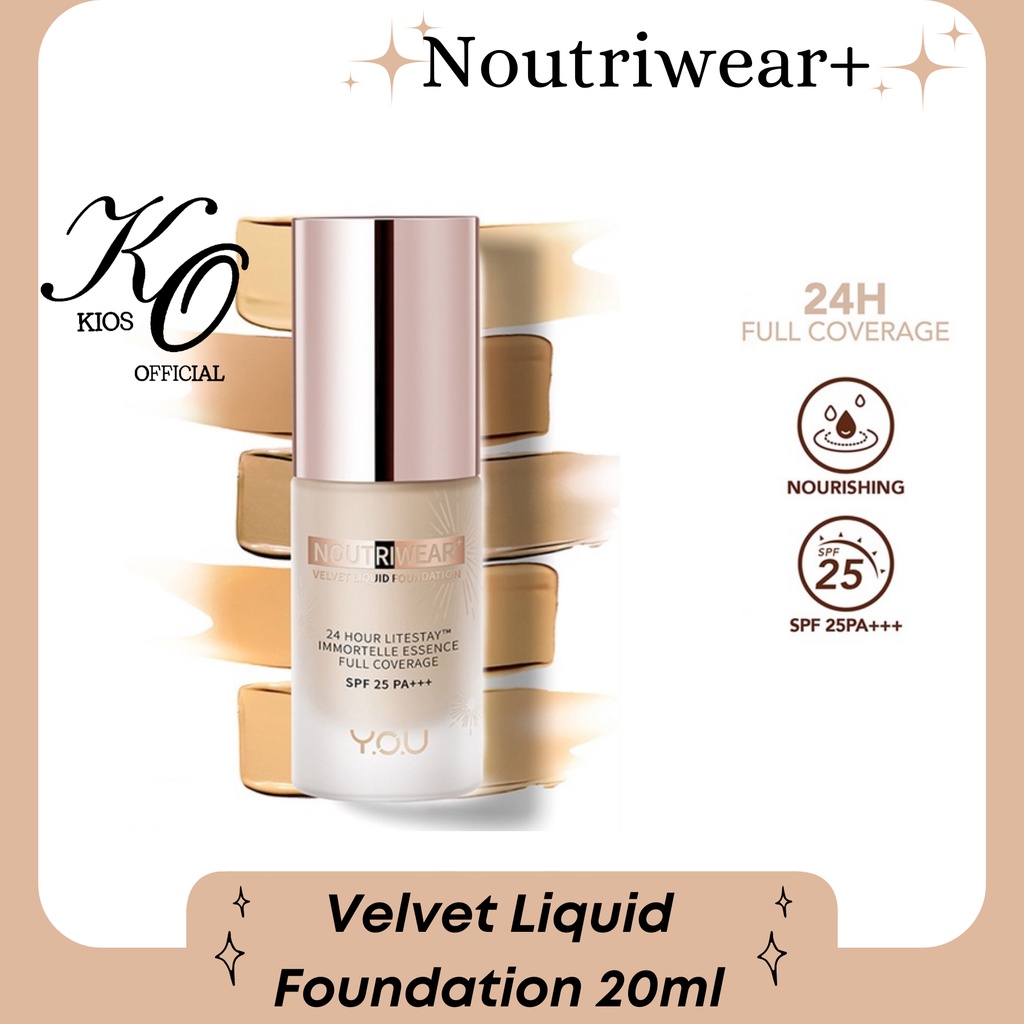 You Noutriwear+ Velvet Liquid Foundation / Foundation Noutriwear You