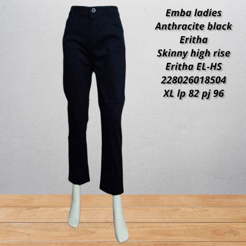 CELANA CHINOS EMBA LADIES SKINNY HIGH RISE