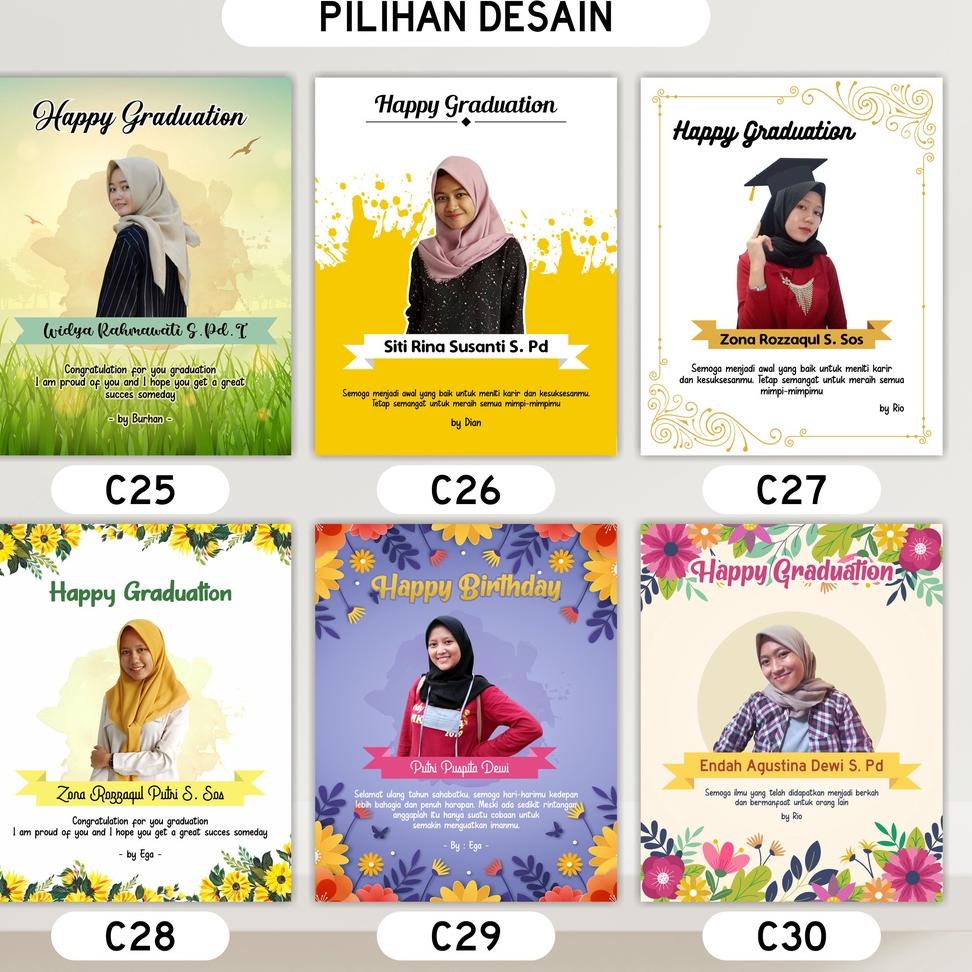 

Limited Edition / UnL [BEST SELLER] Kado Bingkai Wisuda Ulang Tahun Wedding Anniversary Murah Meriah /Datang@lagi