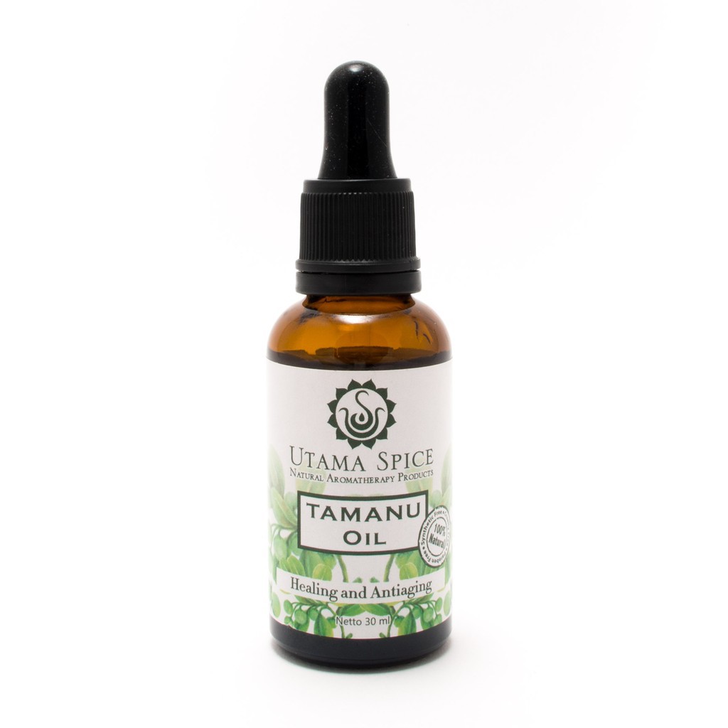 

BPOM ORGANIK Tamanu Oil 30 ML / Utama Spice / Anti Jerawat / Bekas Luka / Anti Scars
