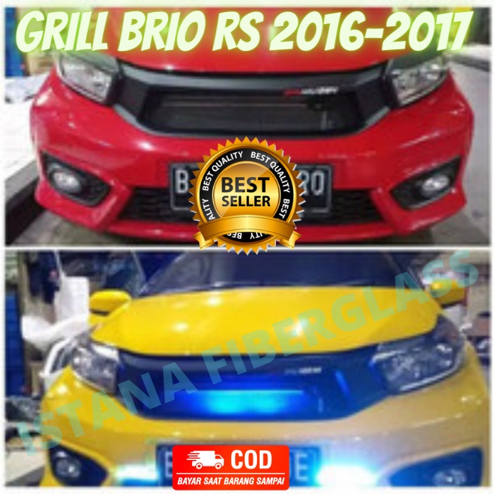 Grill brio 2016-2017 Rs jaring grill honda brio rs 2017 sporty