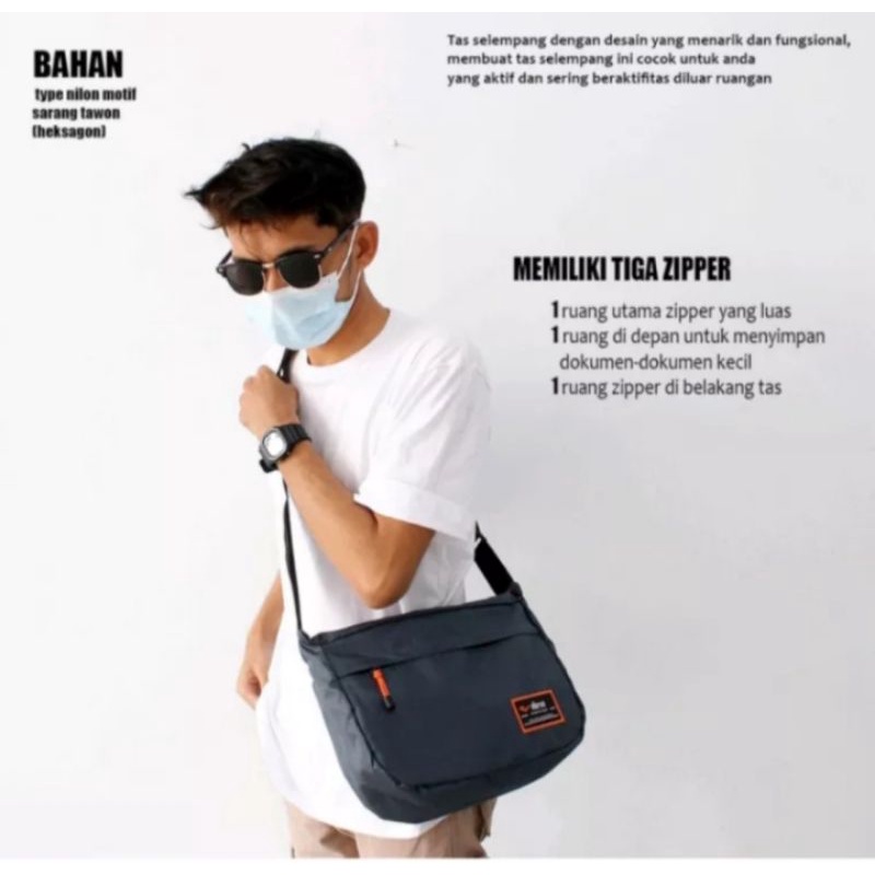 TAS SELEMPANG MURAH  PRIA ELBRUS ORIGINAL