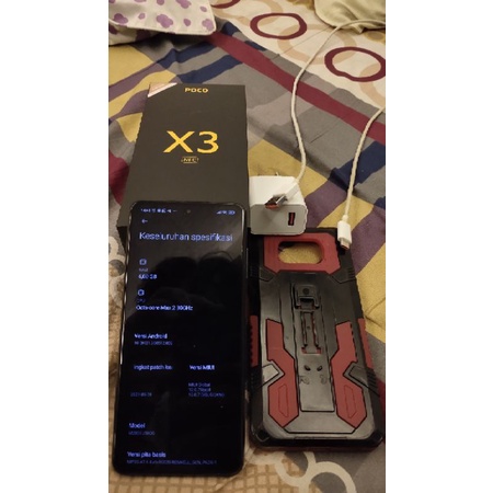 Jual HP Second like new  POCO X3 NFC RAM 6/64 FULLSET