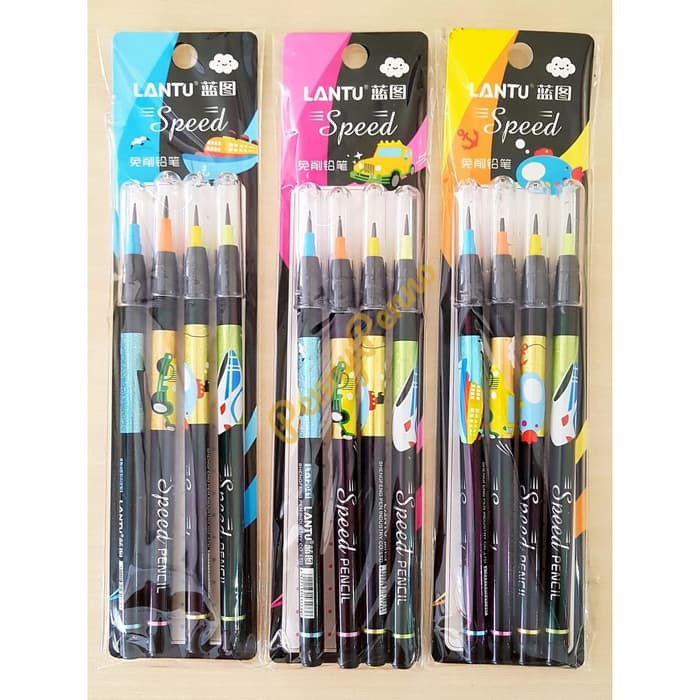 

MURAH PENSIL SUSUN MEREK LANTU SPEED 1 PACK ISI 4 PCS