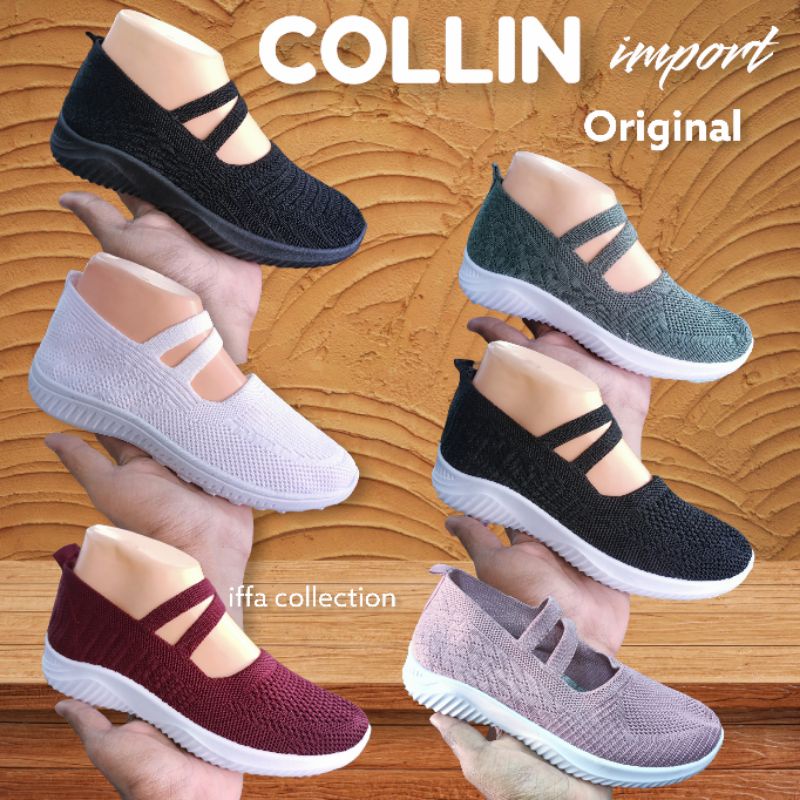 sepatu rajut import collin original redy di toko iffa collection