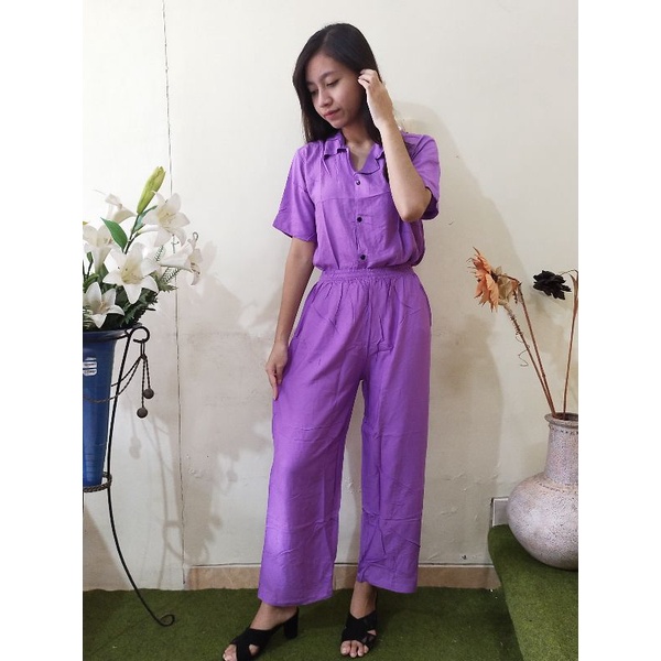 One Set Setelan Tie Dye Bali Kemeja Lengan Pendek - ONE SET Piyama Tie Dye Wanita & Pria GROSIR-GKS UnguPoloss