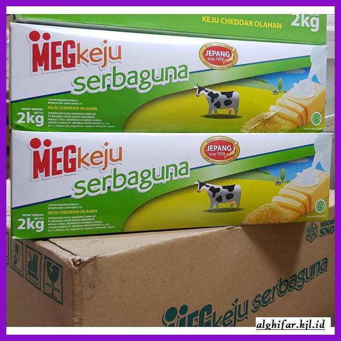 

Ujekujek- Keju Cheddar Meg Serbaguna 2Kg -Original.