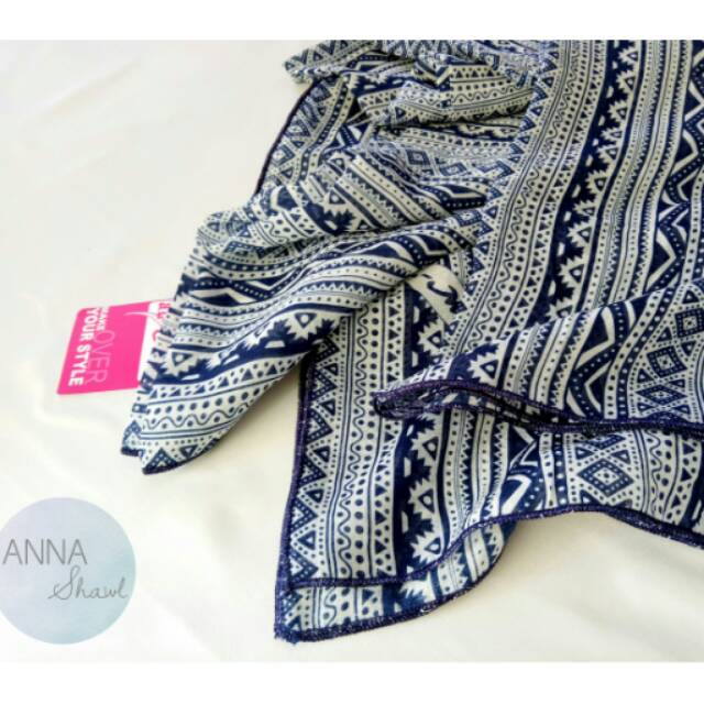 Hijab square motif Al-Mia