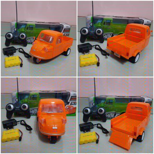Mainan Mobil Bemo Remote Control - RC Bemo Bajaj - Mainan Mobil Bemo