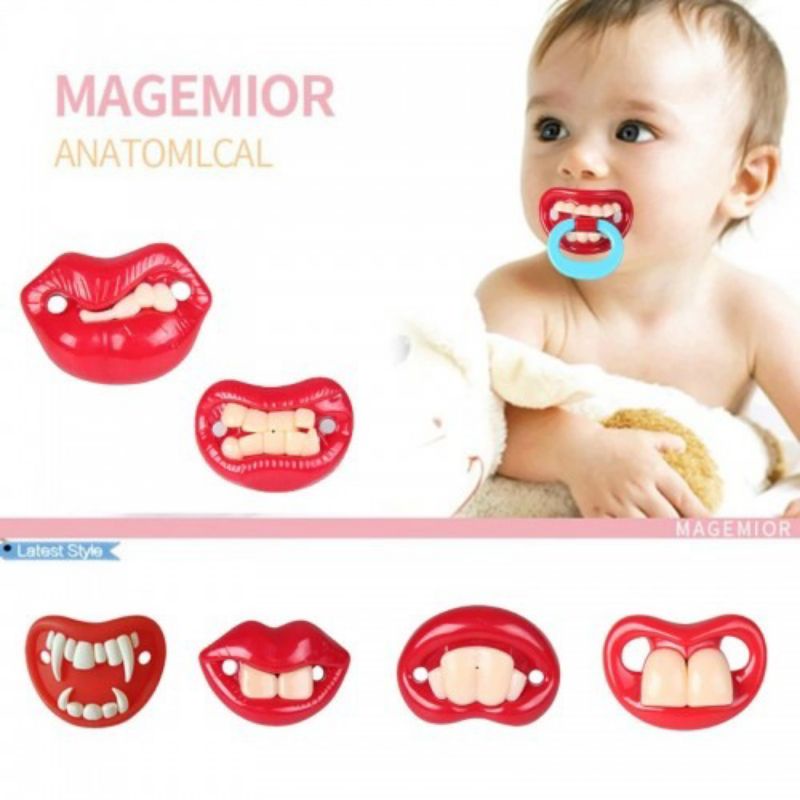 Empeng Bayi / Empeng Gigi Empeng Kumis Bayi
