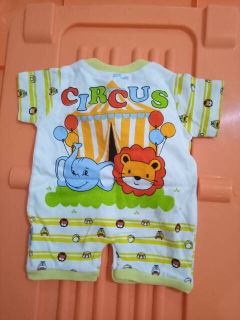 Baju jumper pendek baju kodok karakter circus