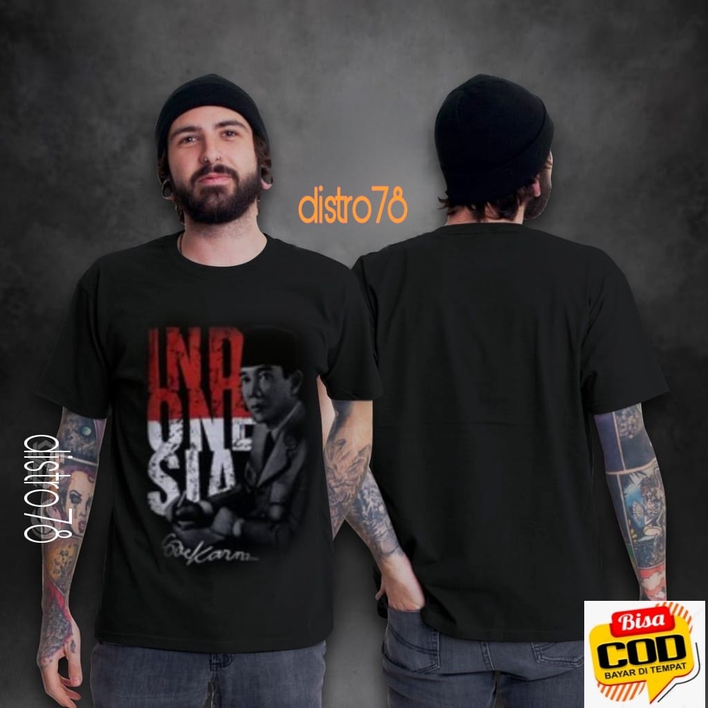 baju kaos pria / baju kaos sukarno / baju kaos indonesia / baju kaos distro / baju kaos oblong / baj