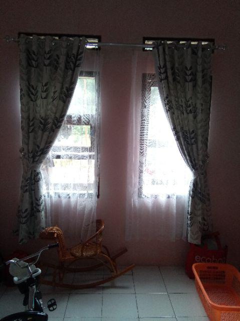 Gorden Blackout Blazer Asli Edelweis Kuning Hordeng Gordyn Tirai Minimalis Murah