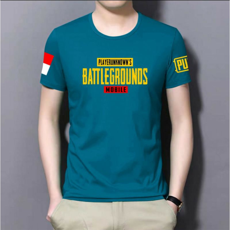 BAJU KAOS OBLONG PRIA PUBG ATASAN TSHIRT COWOK DISTRO LENGAN PENDEK