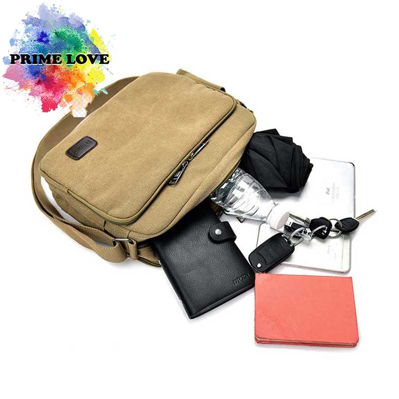 Tas Selempang Pria Kekinian Kanvas Gaya Casual Sling Bag Men - TP02