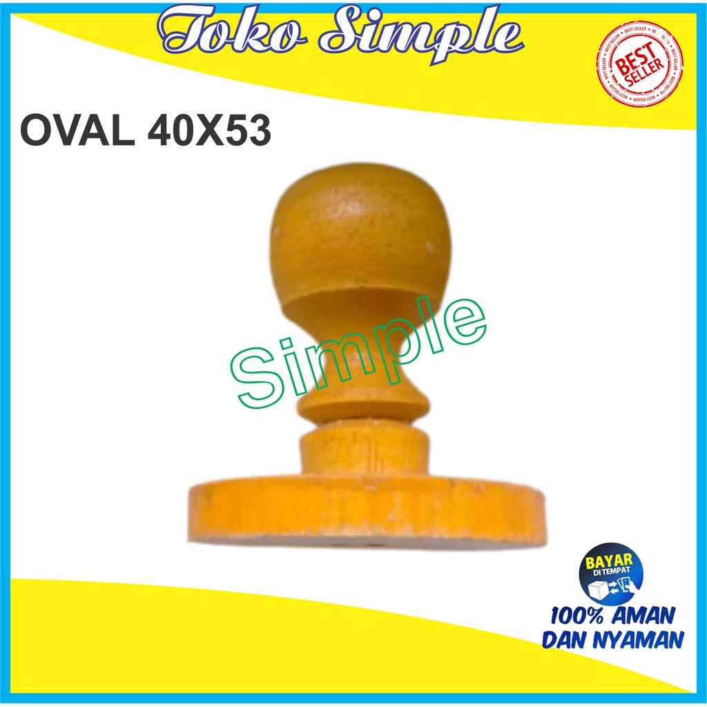

GAGANG KAYU GAGANG STEMPEL KAYU OVAL UKURAN 53X40 MURAH