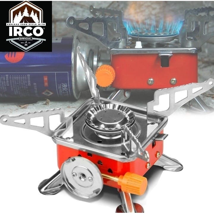 BISA COD! Kompor Gunung / Kompor Portable / Kompor Pendaki  - Windproof Gas Kaleng Hi-Cook Stove