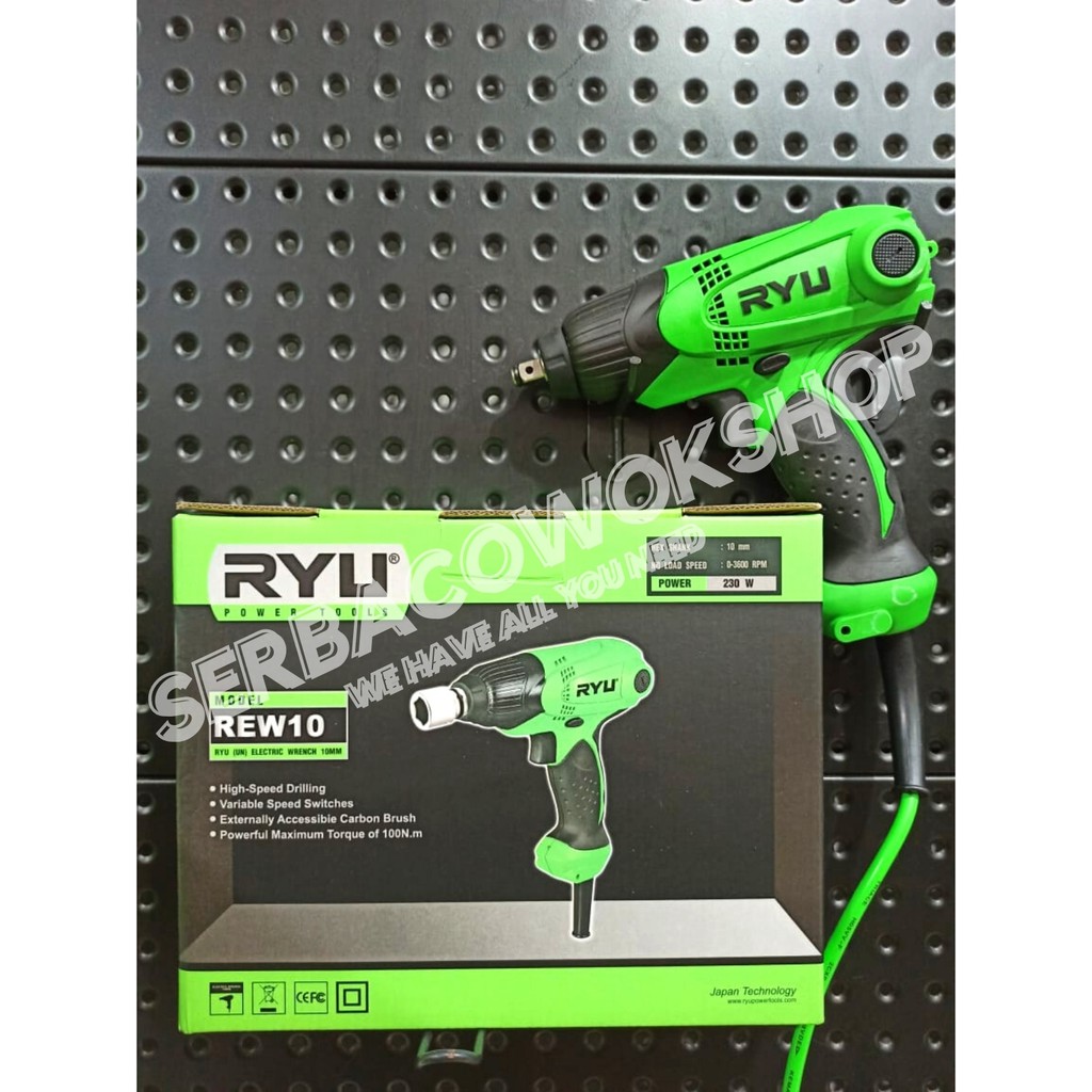 RYU REW 10 Electric Wrench Mesin Pembuka Buka Baut Termurah Berkualitas