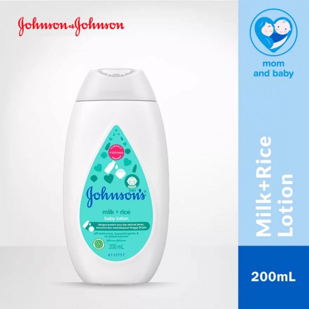 Johnsons Baby Lotion Milk and Rice - 200ml