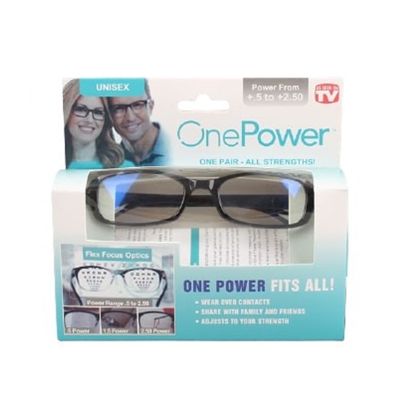 Kacamata Baca Plus Auto Focus ONE POWER GLASS READERS Unisex Oval Kotak