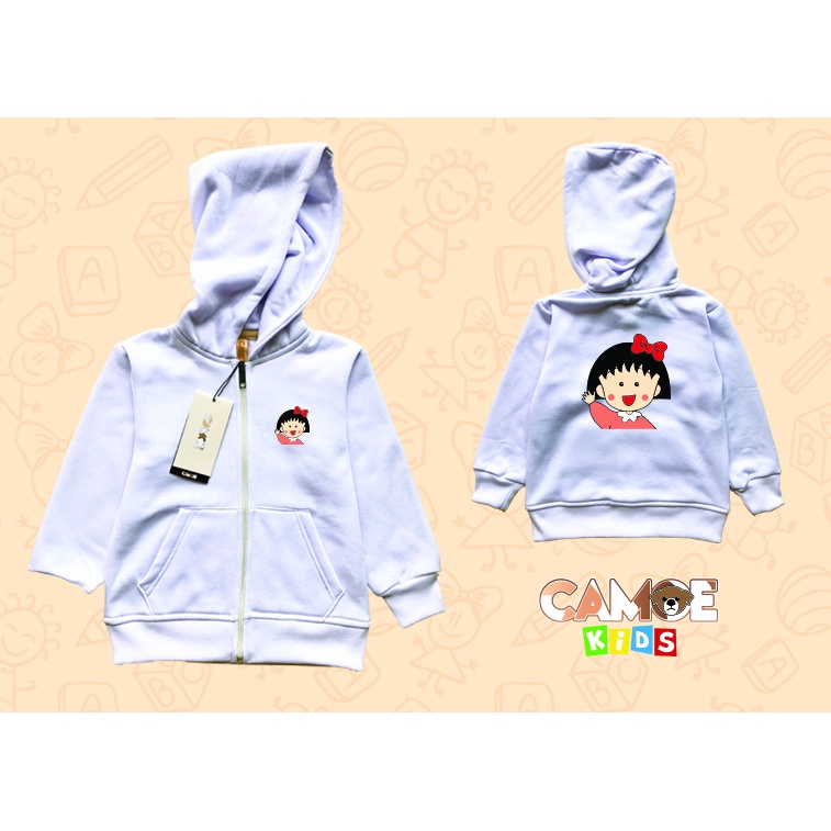 Hoodie Zipper Anak Chibi Maruko chan