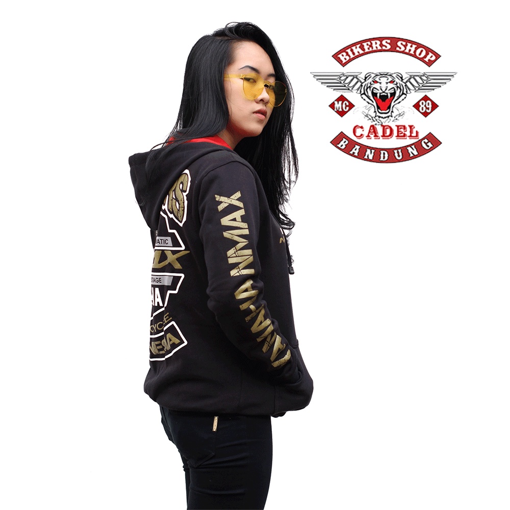 Sweater Nmax Original SWYN jaket Yamaha NMAX Bikers Otomotif Motor BONUS stiker CADEL BANDUNG