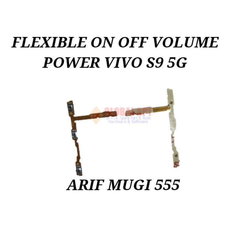 Flexible Flexible on off+Power Volume Vivo S9 5G Original