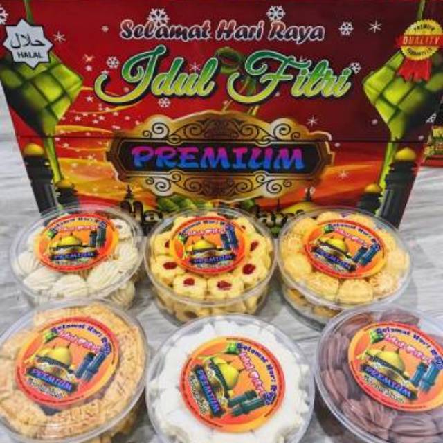 

Paket kue kering lebaran - premium