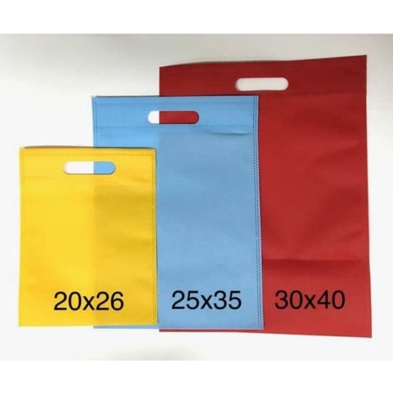 

tas spunbond/goodie bag oval murah/spunbun/tas kain