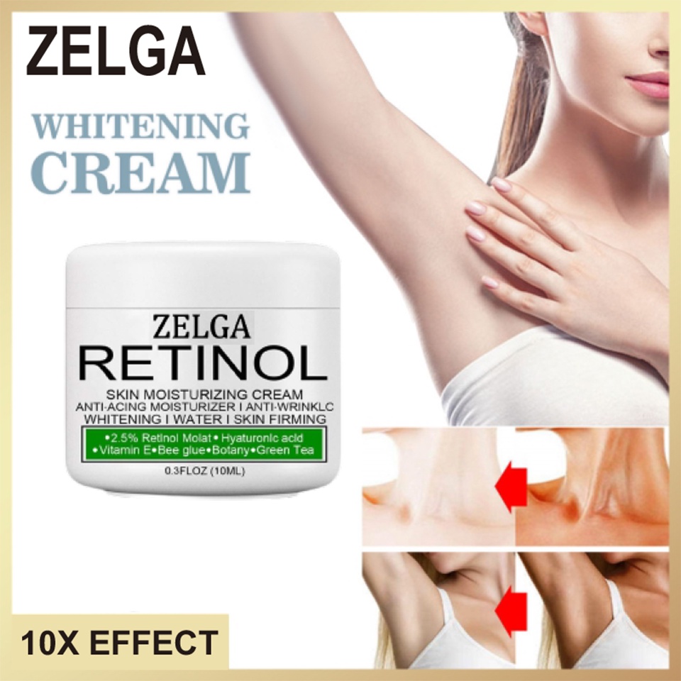 Zelga Retinol Skin Moisturizing Cream KRIM PEMUTIH KETIAK Armpit 10gr