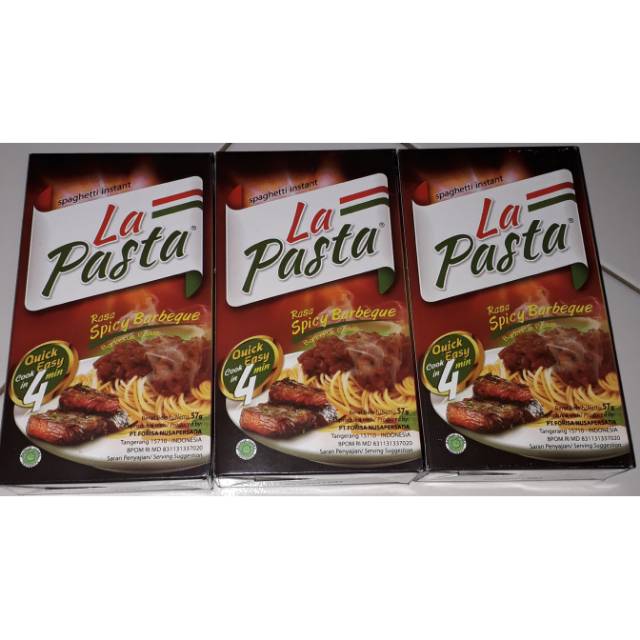 La Pasta rasa Spicy Barbeque isi 57gr