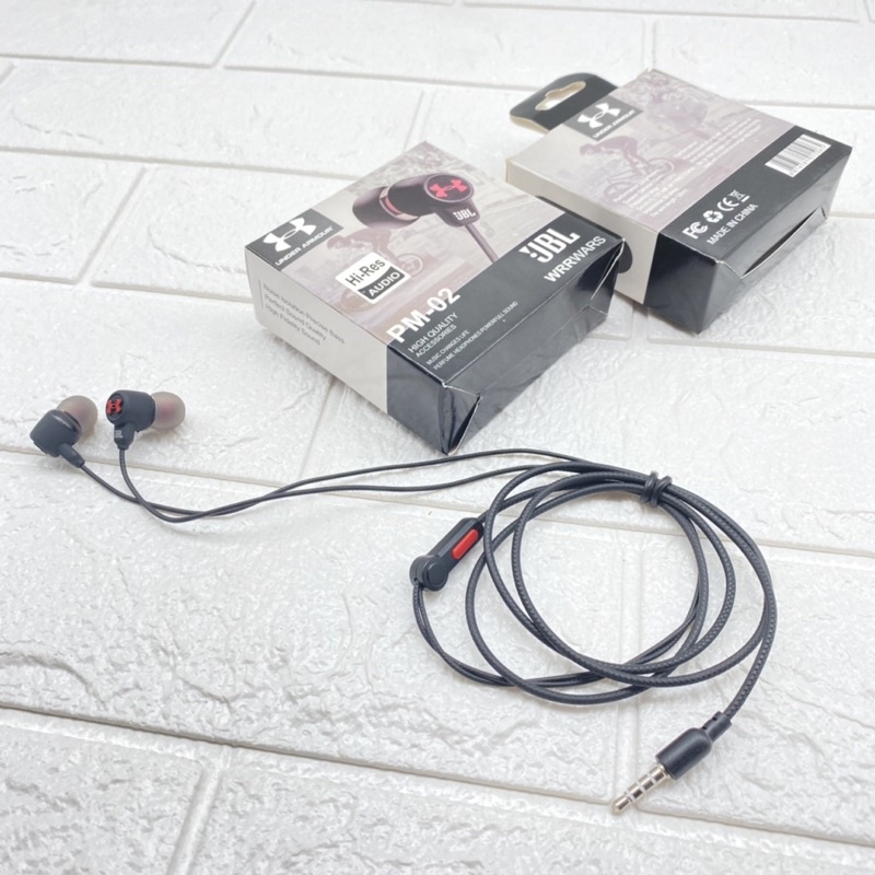 HEADSET - HANDSFREE - EARPHONE - PM02 EXTRABASS WITH MIC