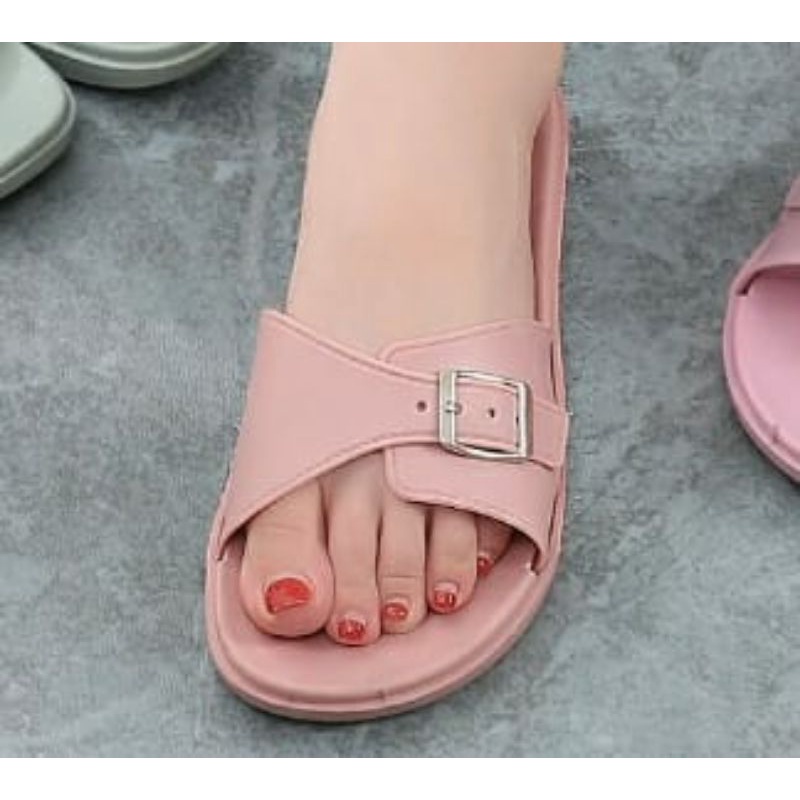 Sandal Jelly Wanita Import L1893 Lidia