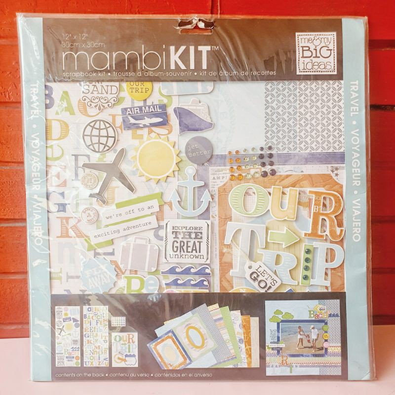 

Mambi Kit Scrapbook Travel 12 x 12