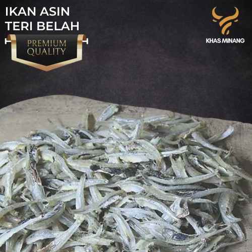 

Ikan Asin Teri Belah 100gr Bada Teri Medan Jengki Belahan Asli Khas Minang