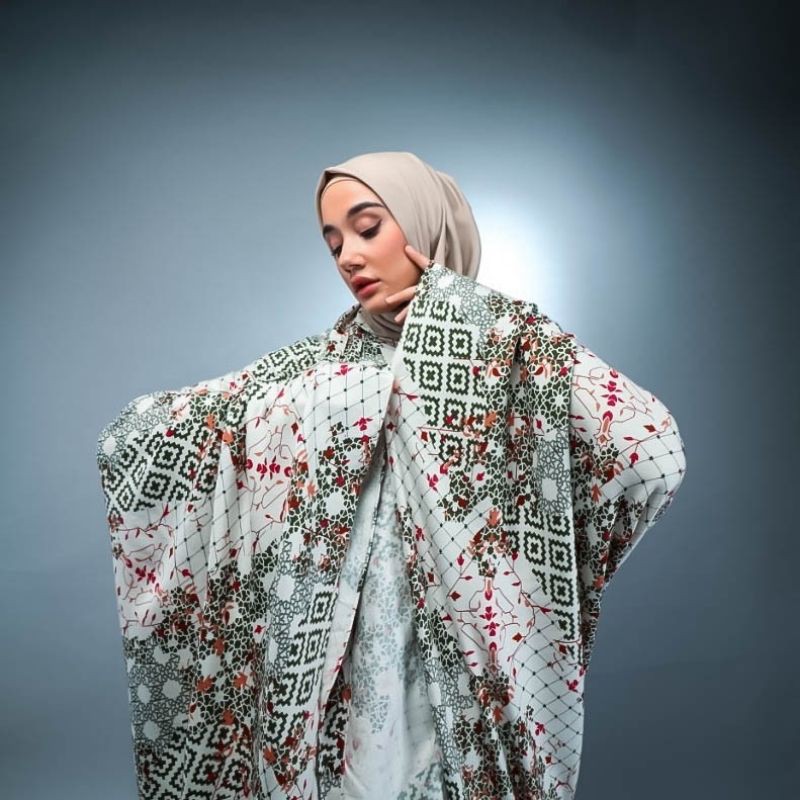 Mukena Lizari Syams Tangerine Allsize