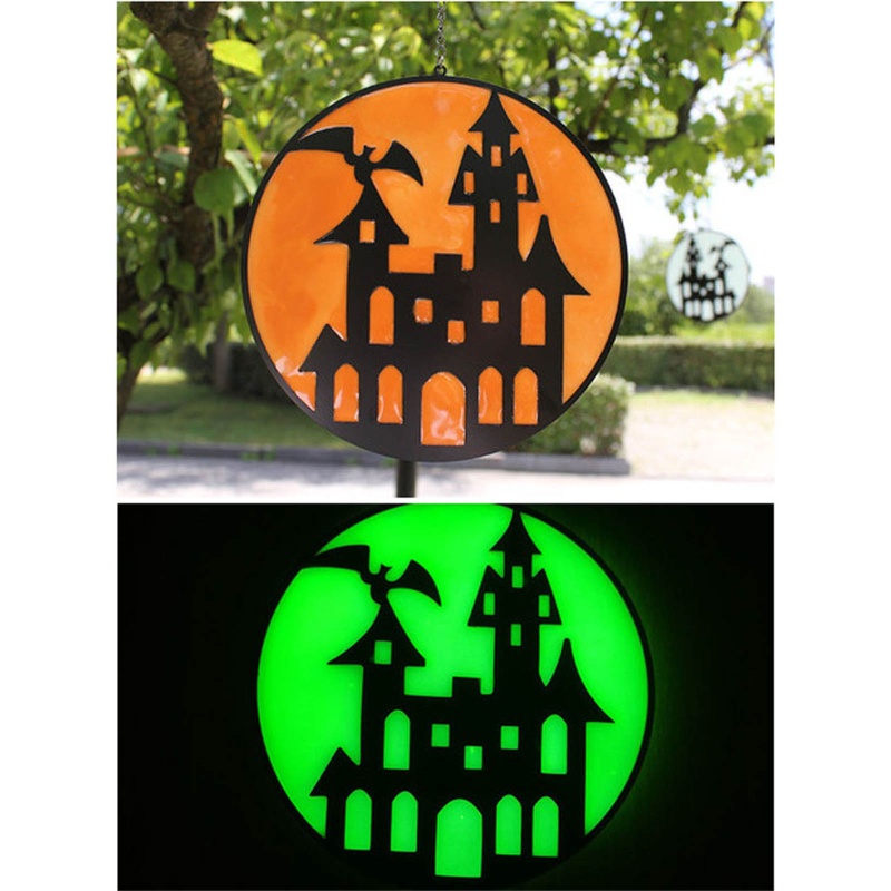 Liontin Kaca Luminous Untuk Dekorasi Rumah Hantu Halloween