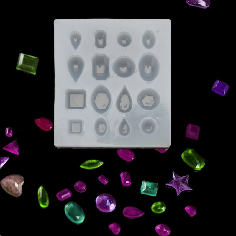 SIY  Cabochon Gem Silicone Mold Oval Square Round Shapes Resin Epoxy Jewelry  Making