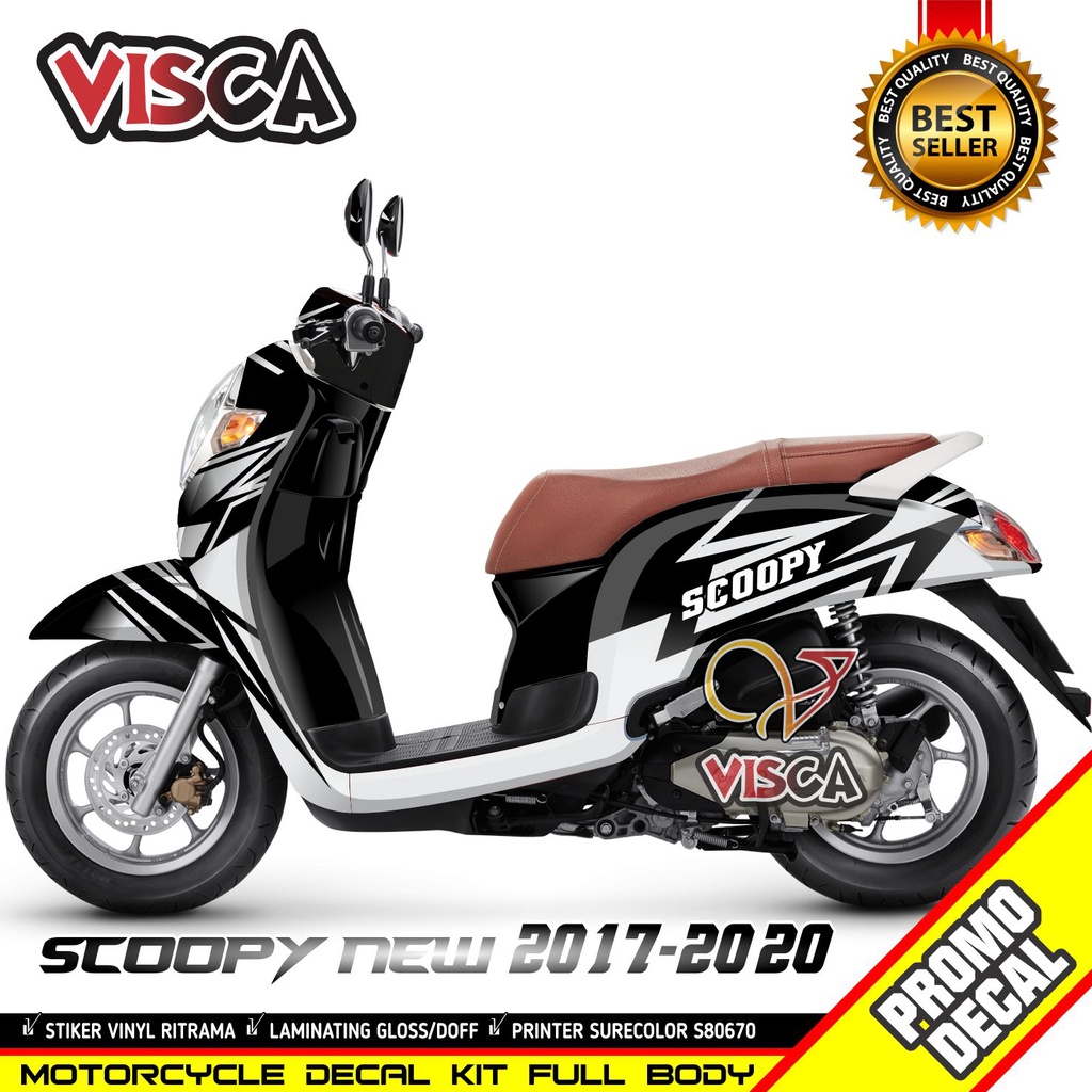 Decal Scoopy Full Body Stiker Scoopy 2017-2020 Stiker Scoopy Full Body Decal Scoopy New Custom Simpl