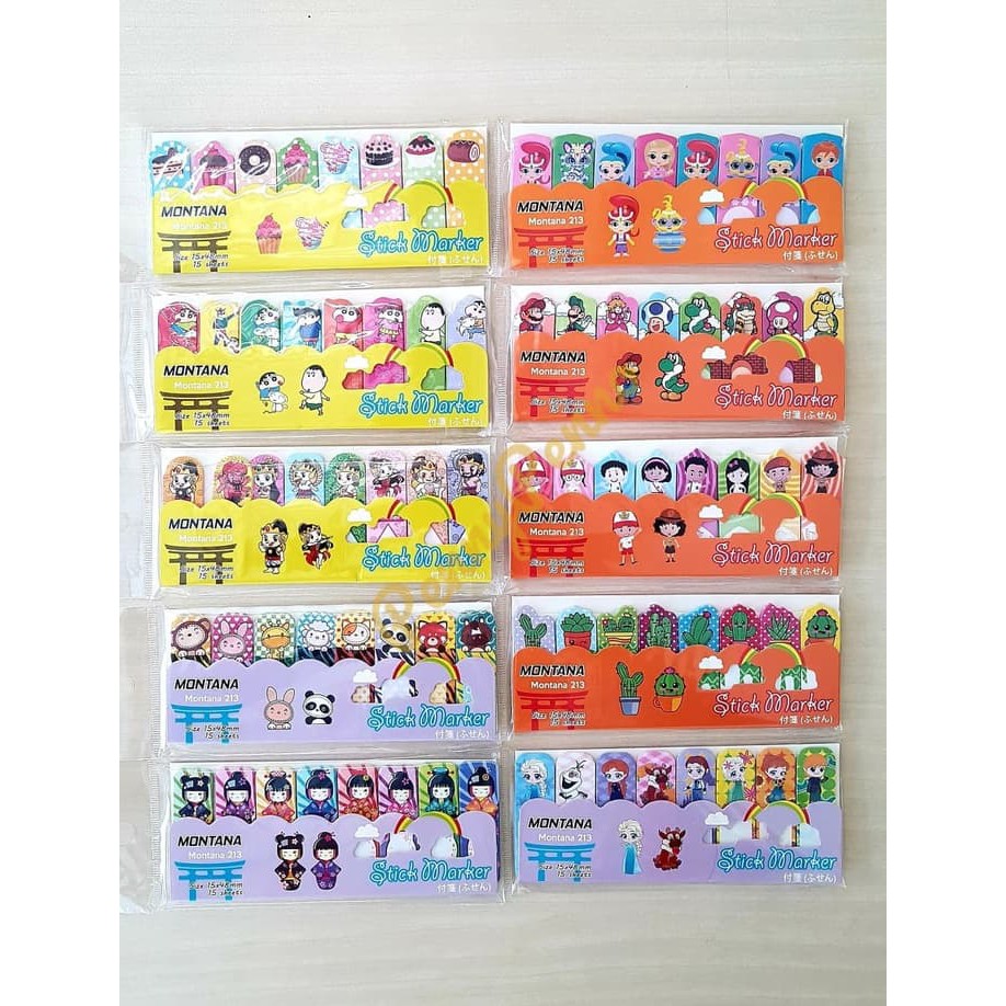 

Pembatas Buku Banyak Karakter Lucu dan Unik