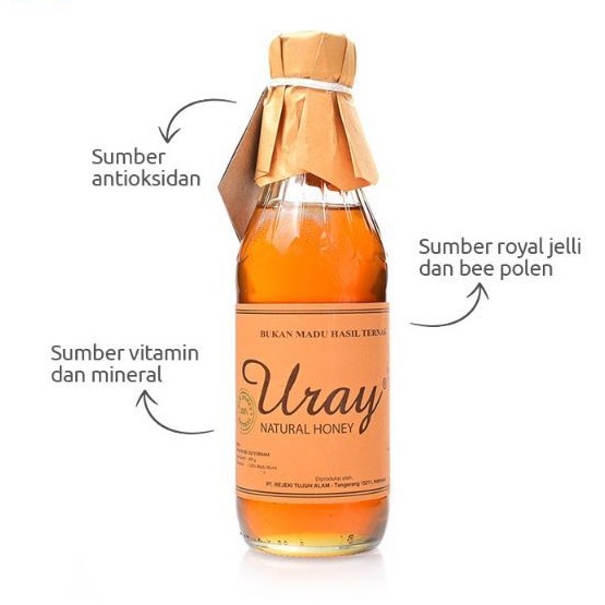 

Madu Uray Natural Honey 450gr 100% Madu Murni